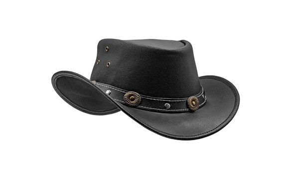 Accessories - 6397 Showerproof Outback hat Also Worn as Leather Cowboy hat, Australian